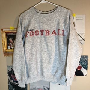 Vintage 80s Football Crewneck Sweatshirt
